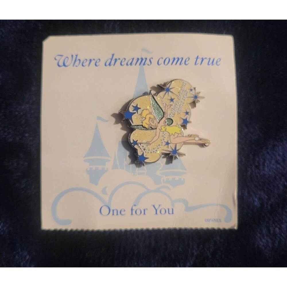 Disney “Where Dreams Come True” Tinker Bell Exclusive Pixie Dust Pin NOC
